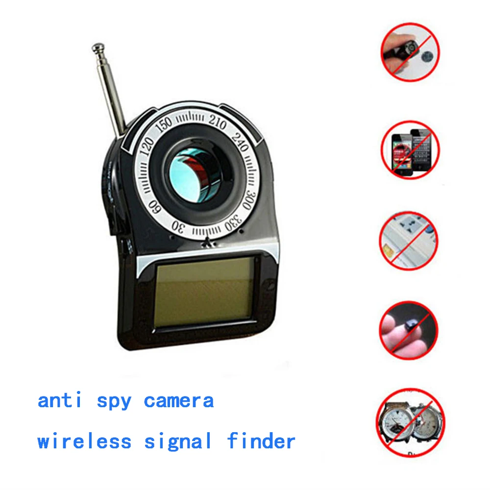 1 VNT Belaidžio ryšio Signalų Ieškiklis Anti-SPY Visas RF vaizdo Kameros Jutiklis Pelninga GSM Jutiklio Mini Paslėpta Kamera naudoti Viešbutyje