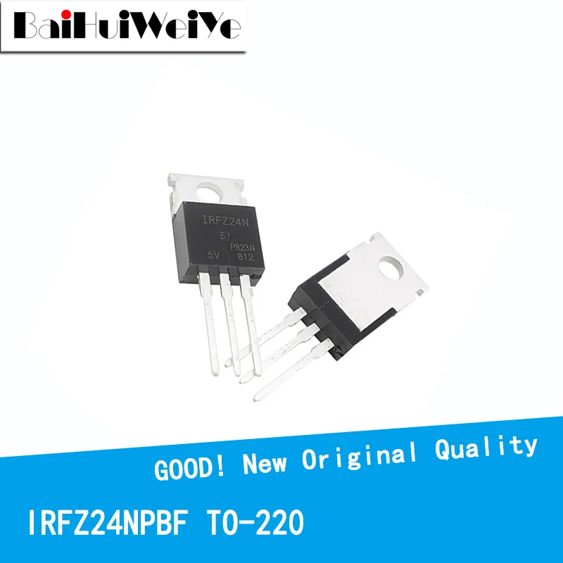 10 VNT IRFZ24NPBF IRFZ24N TO220 IRFZ24 Naujas ir Originalus IC Chipset MOSFET 17A 55V TO-220