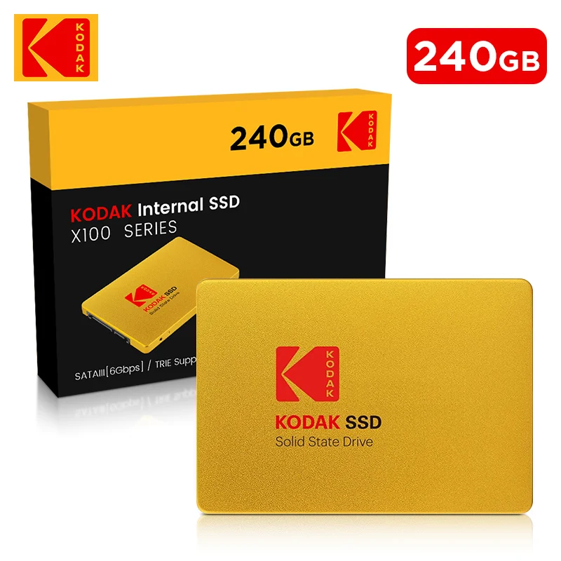 10vnt KODAK X100 SSD 240GB SSD HDD 2.5