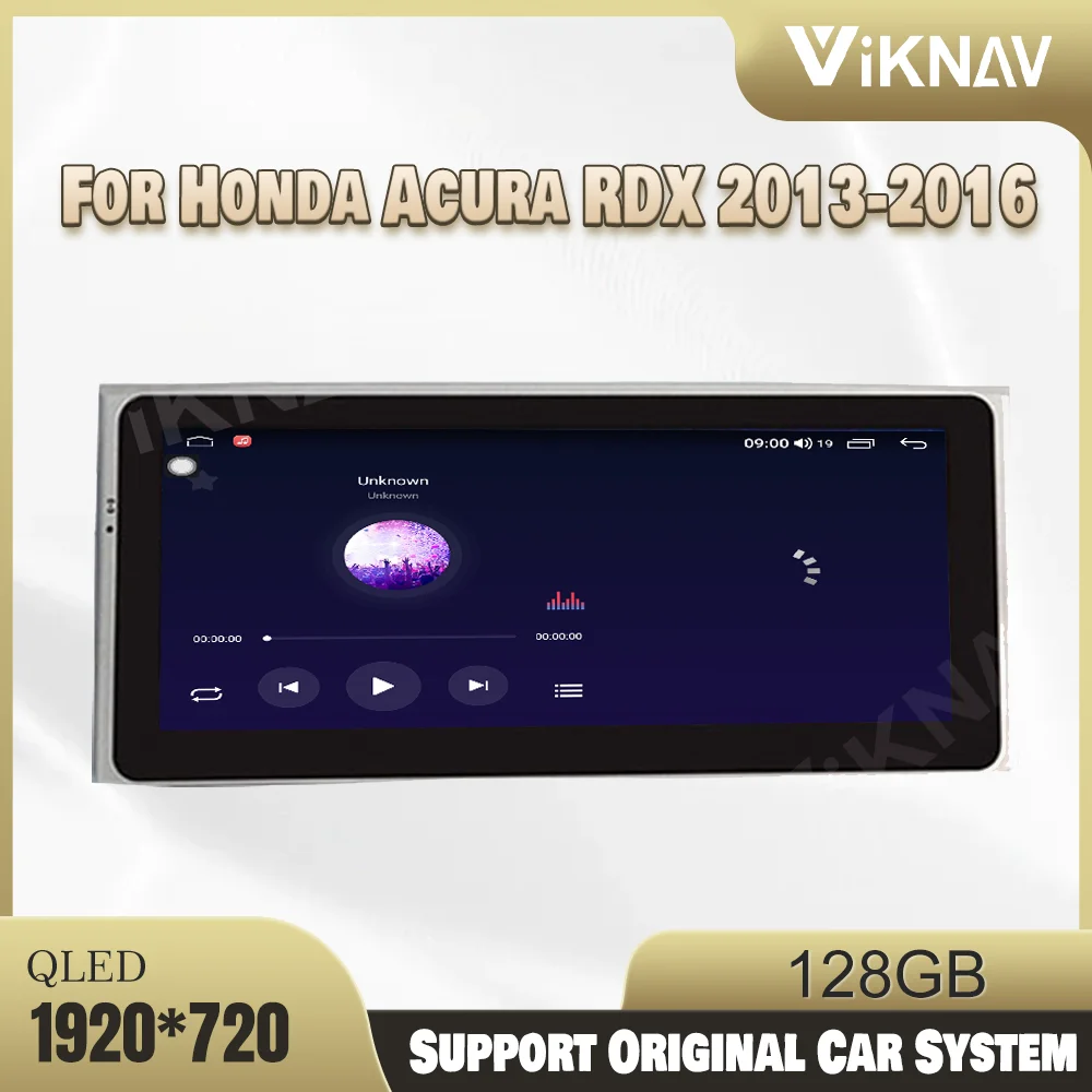 128G 8 Core Carplay Radijo Honda Acura RDX 2013-2016 m. Vairas Kontrolės Galinio vaizdo 1080P HD Navigacija GPS Radijas