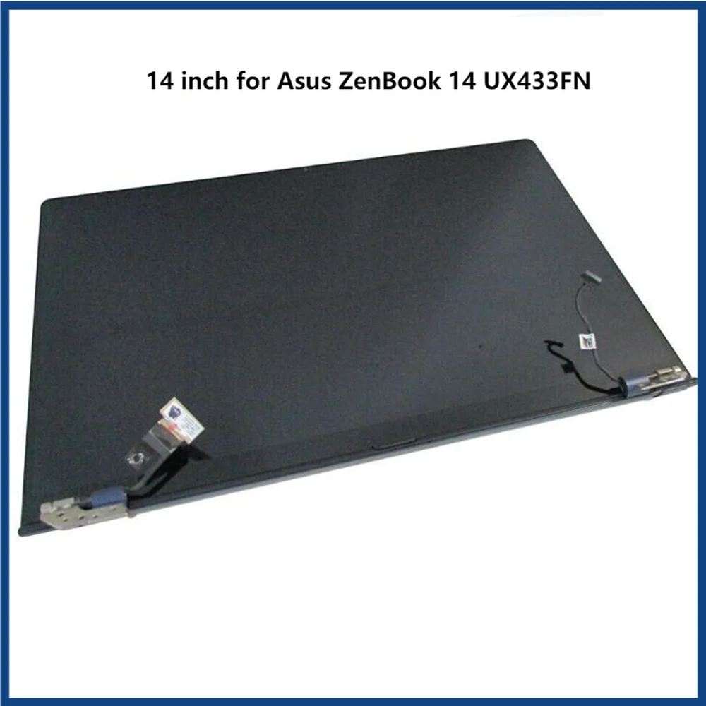 14 colių Asus ZenBook 14 UX433FN LCD Ekranas sukomplektuotas Viršutinė Dalis FHD 1920x1080