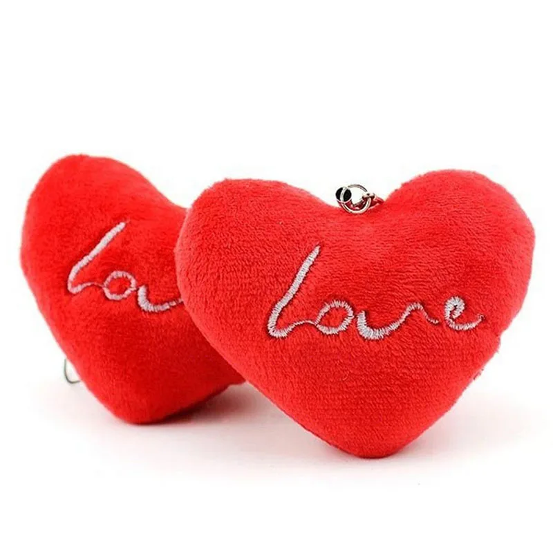 2019 Vestuvių Meilė Širdies 7CM Įdaryti Žaislas Pliušinis Lėlės Puokštė Pliušinis Žaislas Meilužio Dovana String Žavesio Pakabukas Pliušinis Lėlės Žaislas I0137
