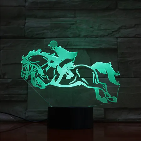 3D Lempos žirgų lenktynių jodinėjimas geriausia dovana šeimai touch 