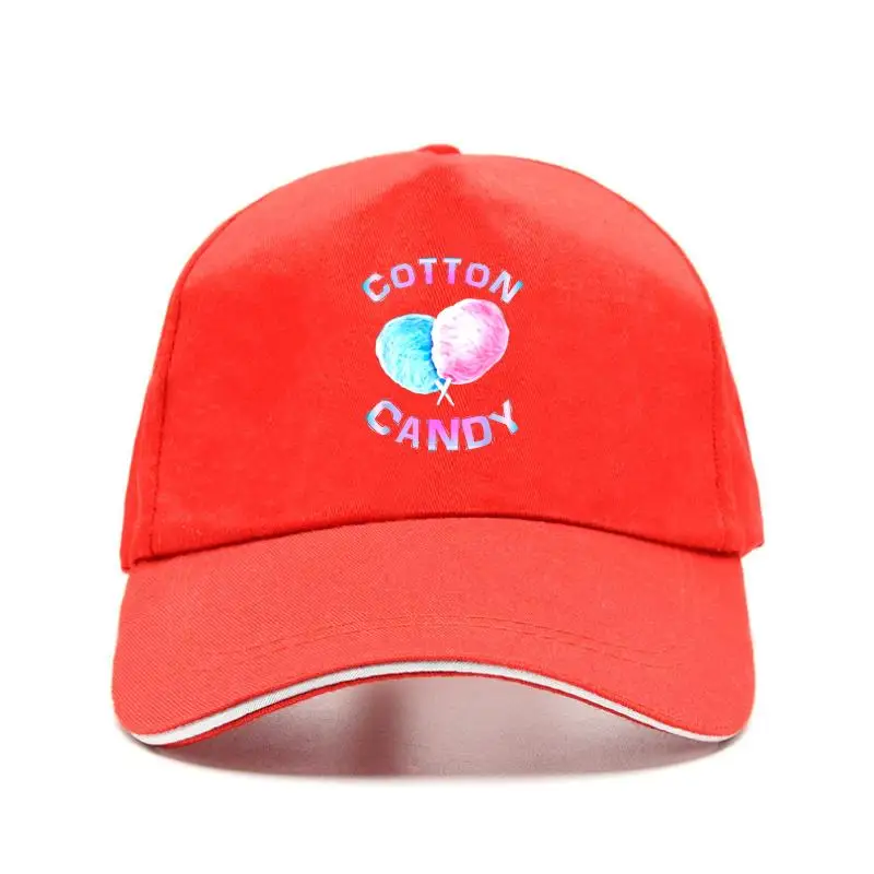 Cotton Candy Lazdos Spurgų Siūlas Saldus, Minkštas Juokinga Juodą Beisbolo Kepuraitę Plokščių Kraštų Stilingas Užsakymą Beisbolo Kepurės