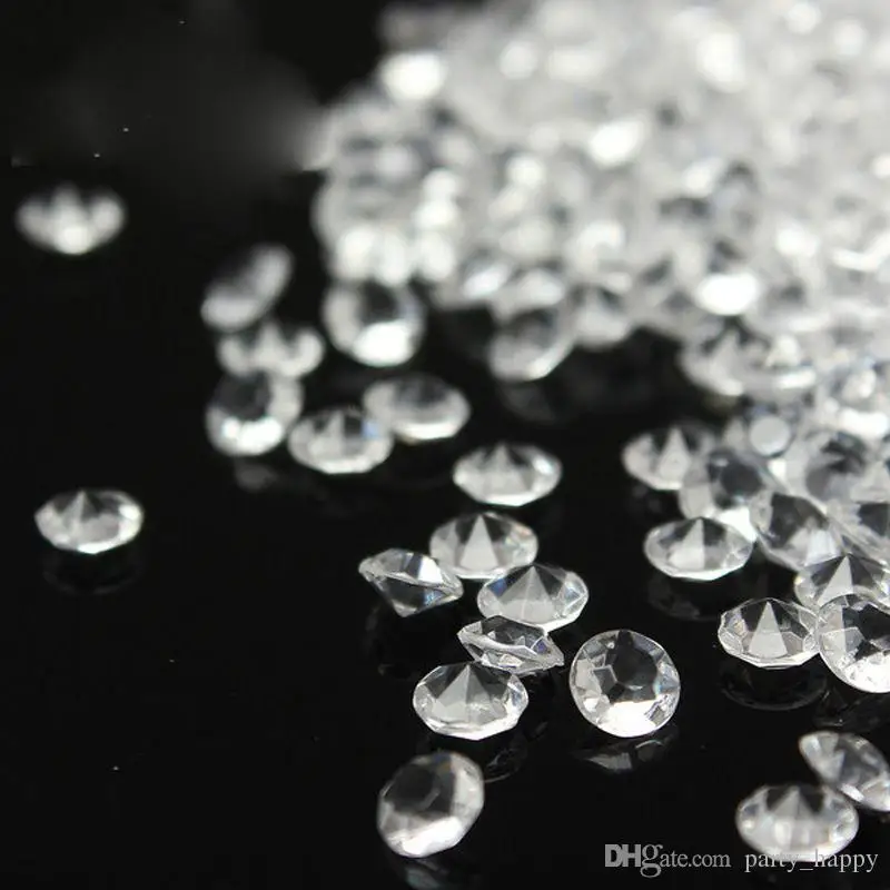 Crystal Rankdarbių Didelių Deimantų Stalo Konfeti Kristalai Vestuvių Dekoracijos Akrilo Diamond Nuotaka, Turintis Gėlių