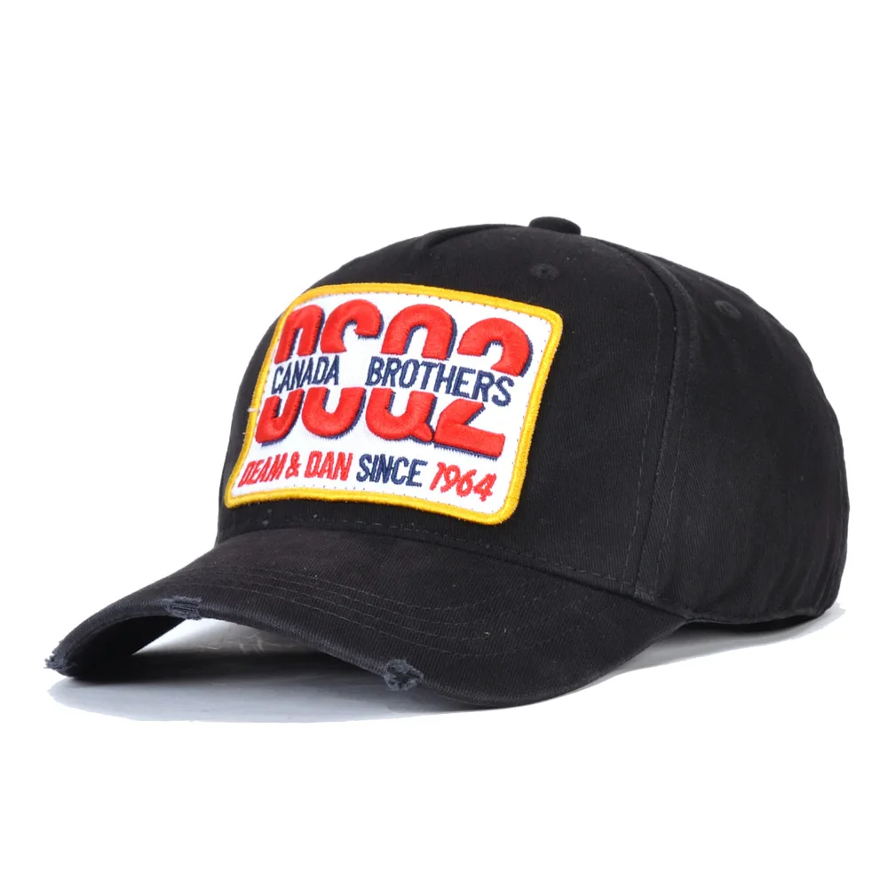 DSQ Prekės Beisbolo kepuraitę Aukštos Kokybės vyriški ir moteriški Kepurės Custom Design DSQ2 Logotipu Kepurės Skrybėlės Vyrų Tėtis Skrybėlės