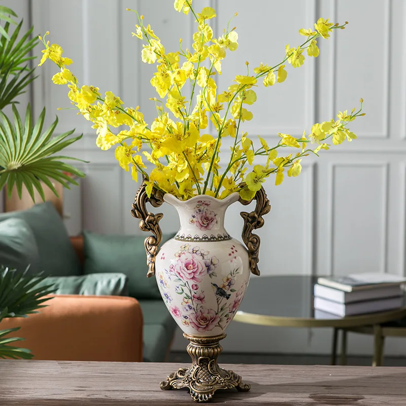 Europos stiliaus homeware keramikos vaza amatų Amerikietiško stiliaus namų puošybai dekoratyvinė vaza kambarį dekoruoti vaza aukščio vaza