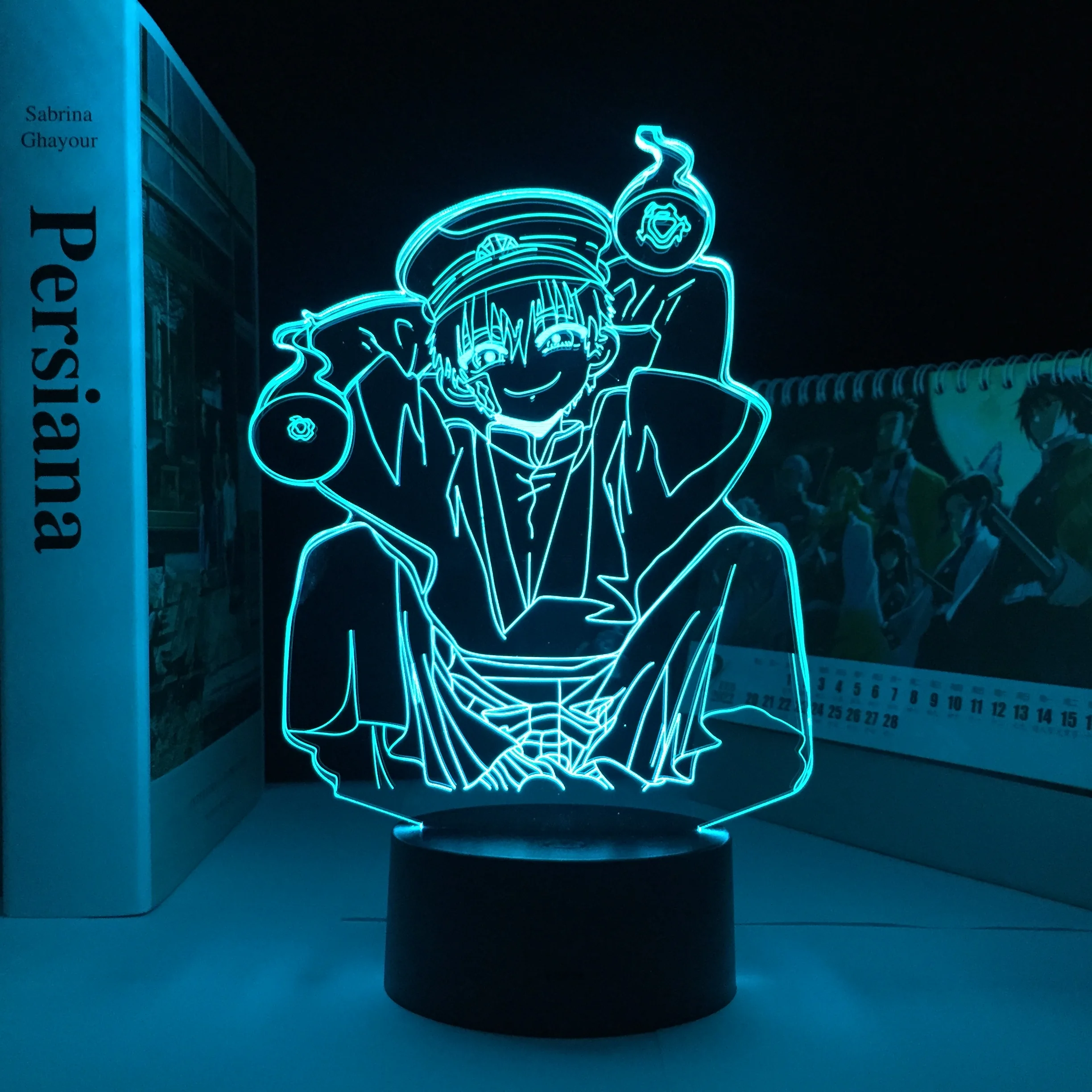 Hanako Kun Tualetas Privalo Anime 3D Lempa Gimtadienio Dovana Miegamojo Puošimas naktinė lempa Manga Įtaisą, Naktiniai LED Nakties Šviesos Dropship