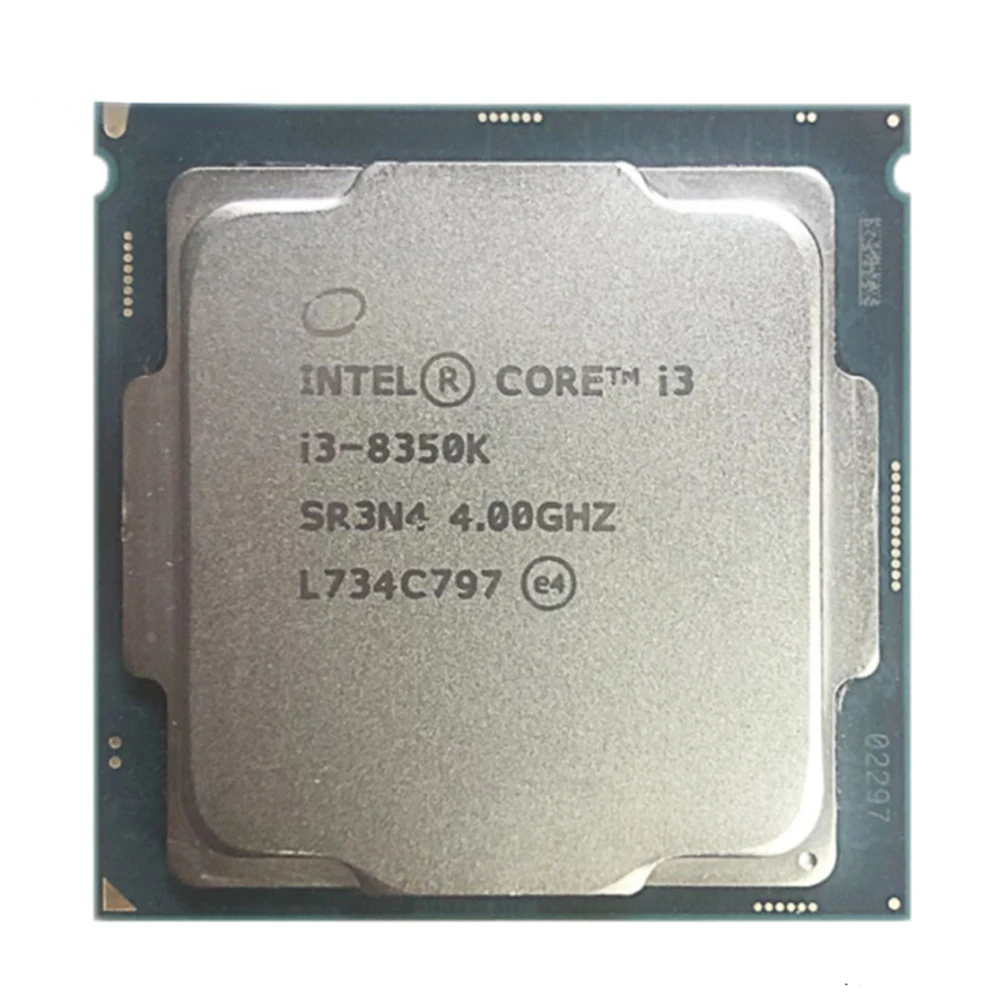 Intel Core i3-8350K i3 8350K 4.0 GHz Quad-Core Quad-Sriegis CPU Procesorius 8M 91W LGA 1151