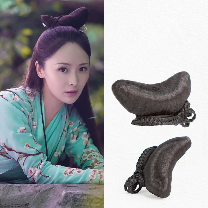 Juodos Gyvatės Dvasia Plaukų Bun Produktų Kinijos Hanfu Plaukų Aksesuarai Movie Play Senovinė Fotografija