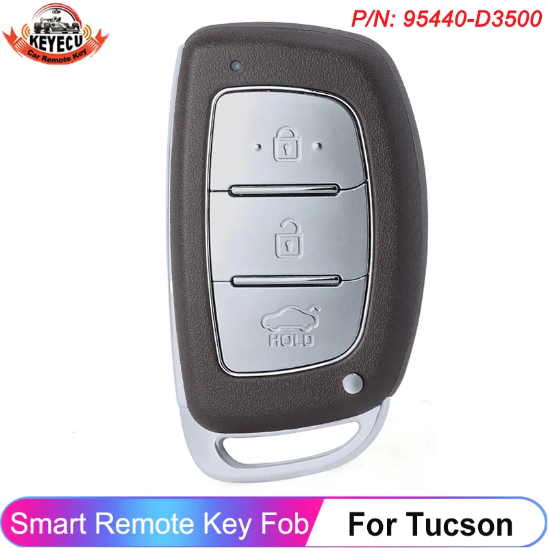 KEYECU 95440-D3500 Už Hyundai Tucson 2019 2020 Smart Nuotolinio 433.92 MHz ID47 Chip imobilizavimo Artumo Raktas Fob 3 Mygtukai