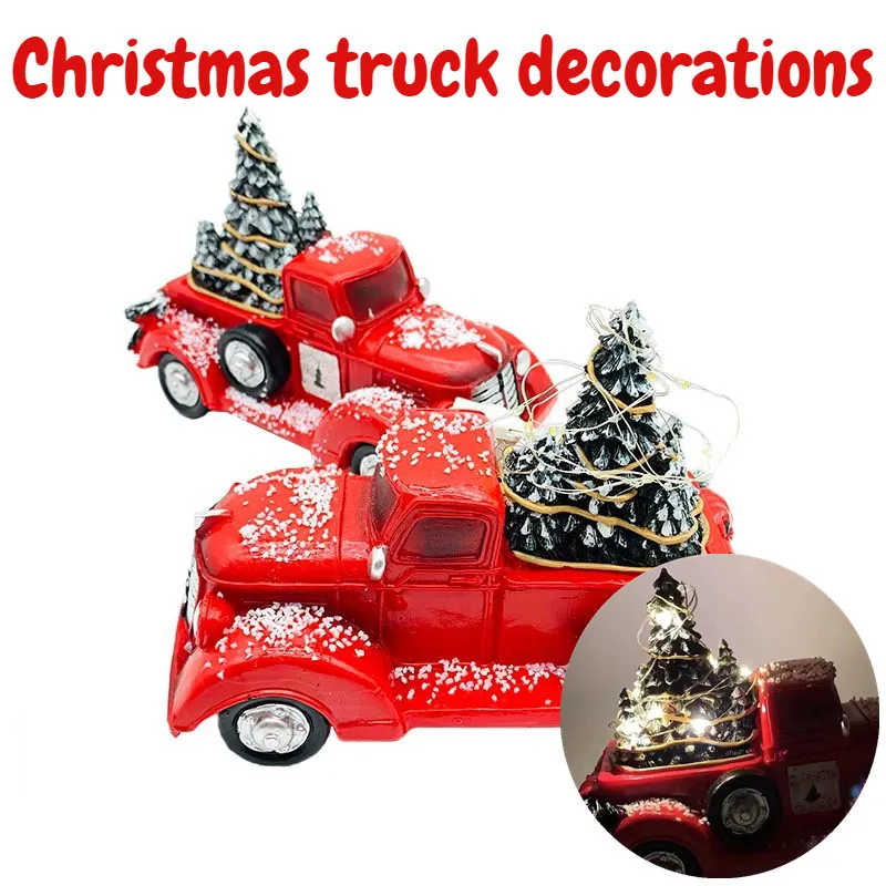 Kalėdų Sunkvežimių Papuošalai Kalėdų Dovanos Vaikams Vežti Kalėdų Medžio Automobilių Kalėdinė Dekoracija 2022 Naujųjų Metų Dekoro Dovana