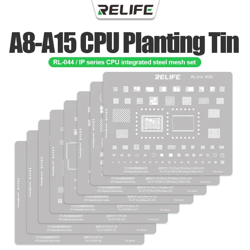 LR-044 CPU Integruota Plieno Tinklelio, Nustatyti SAM S8/S8+/Note8 S7 CPU Sodinimo Alavo už 
