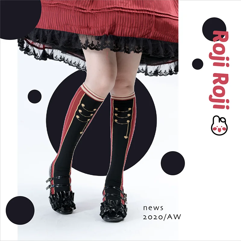 Lolita kojinės gauti kojinės, rudenį ir žiemą, o storis vienodas šukuotos medvilnės kojinės Lolita Japonijos plonas kojas kojinės
