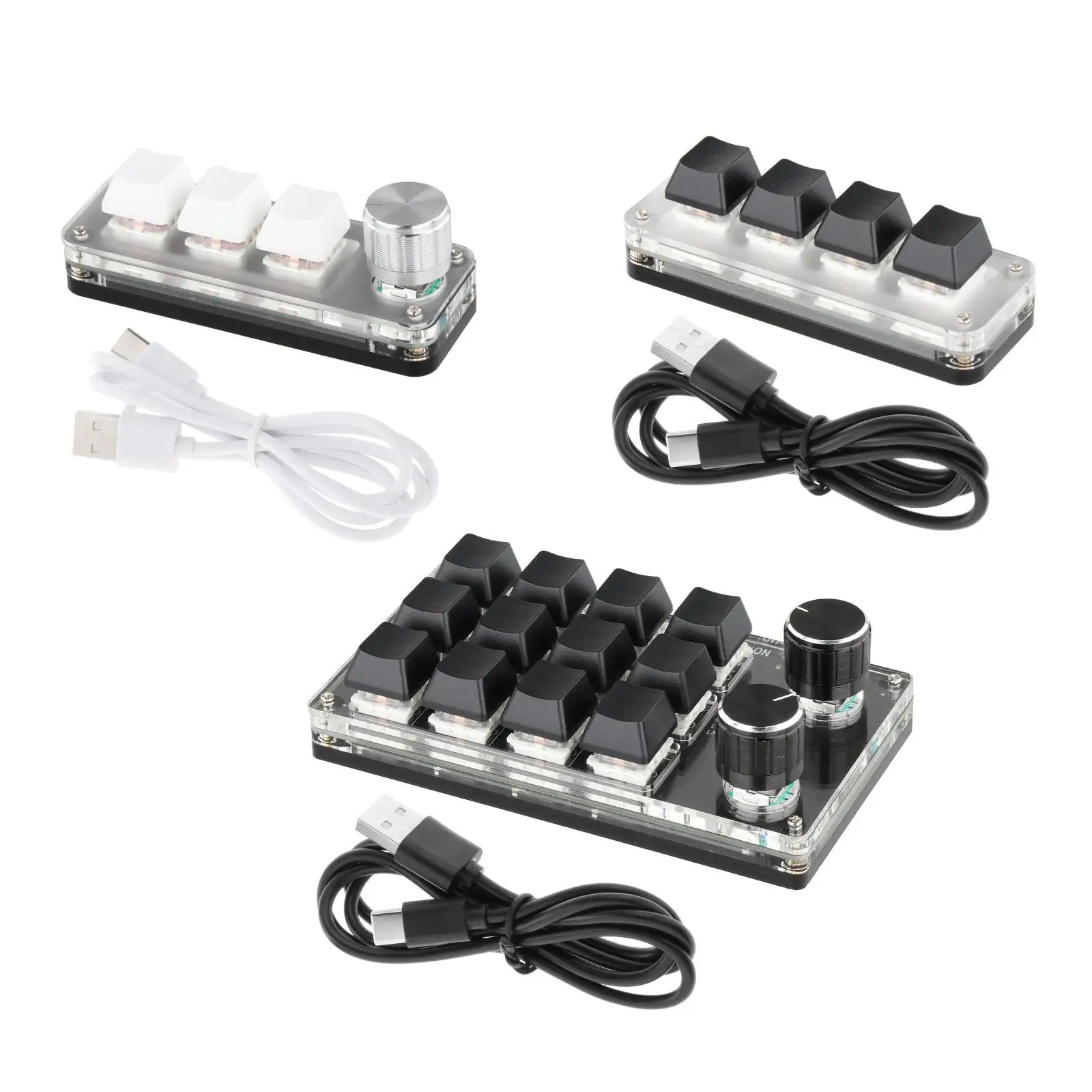 Mini Mechaninė Žaidimų Klaviatūra, Makro Programavimas Klavišus Standartinė Klaviatūra, skirta 