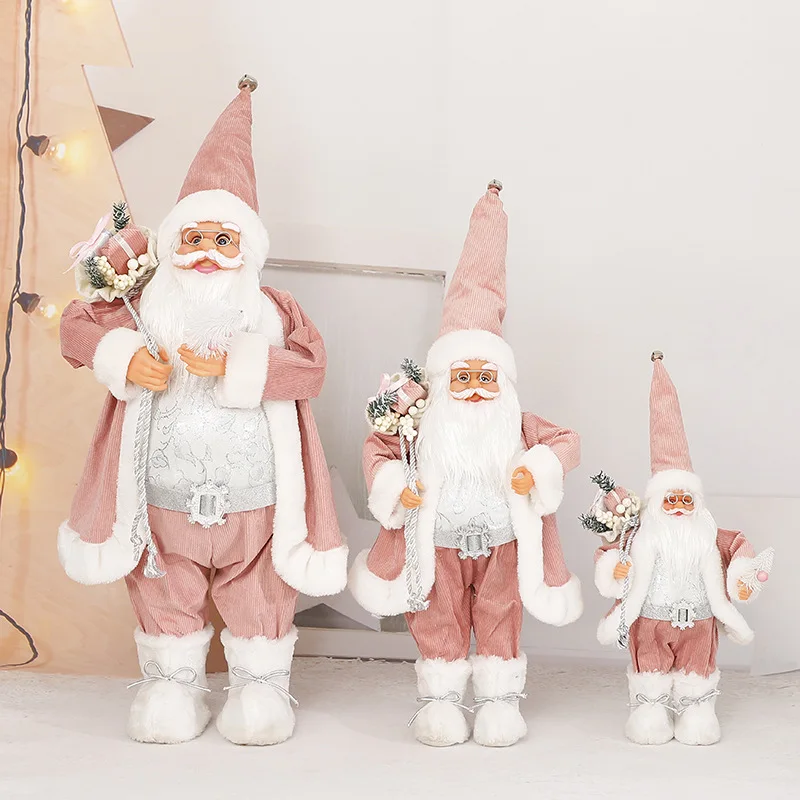 NAUJAS DIDELIS Santa Claus Lėlės Didelės Kalėdų Eglutės Ornamentu Linksmų Kalėdų Dekoracijos Namų Navidad Gimdymo Dovanos Naujųjų Metų 2023