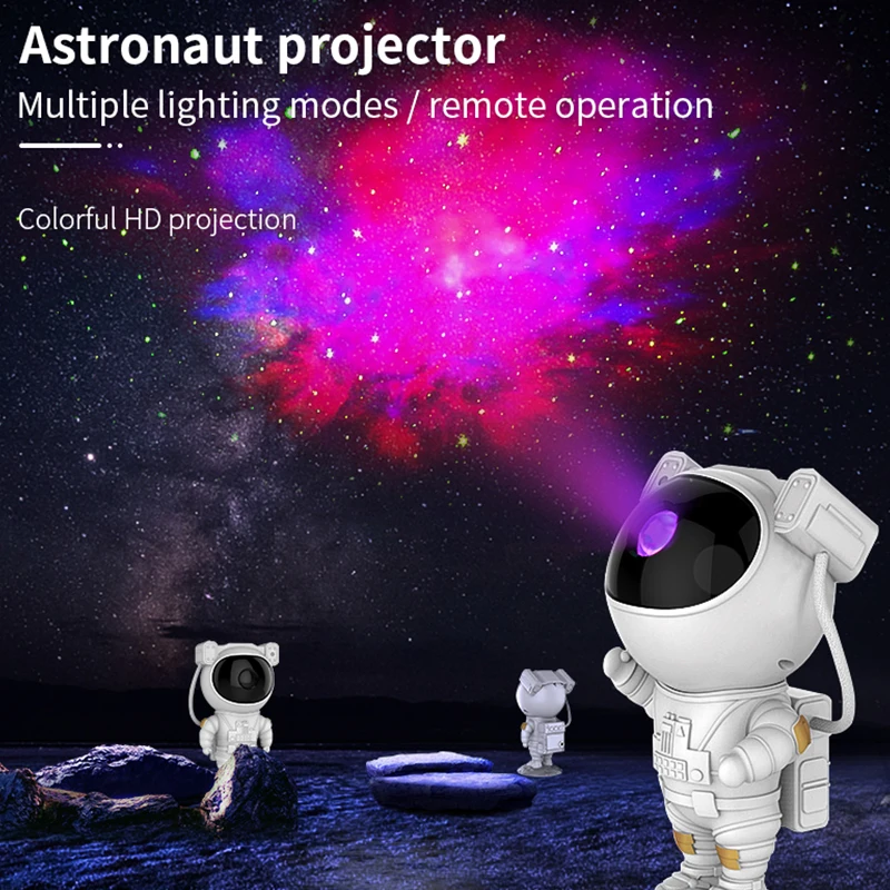 Naujas Galaxy Projektoriaus Lempa Žvaigždėto Dangaus Atmosferą Naktį Šviesos Namuose Miegamojo Puošimas Astronautas Dekoro Šviestuvai Vaikų Dovanų