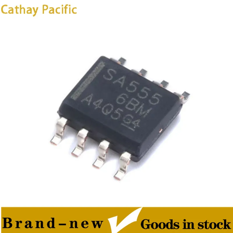 Originalus autentiškas SMD SA555DR SOIC-8 chip Laikmatis/osciliatoriai (vieno kanalo)