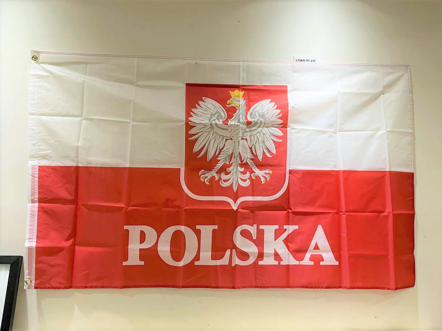 POLSKA, Lenkija Erelis Nacionalinė Vėliava (90X150cm Poliesteris Balta Raudona lenkijos herbas Nacionalinės Reklama Apdaila Vandeniui