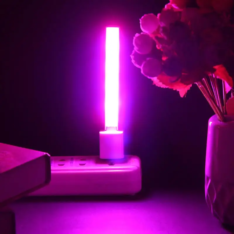 USB LED Grow Light Visą Spektrą 3W 5W DC 5V Fitolampy Šiltnamio Daržovių Daigai Augalų Apšvietimo IR UV Augančių Augalų Lempos