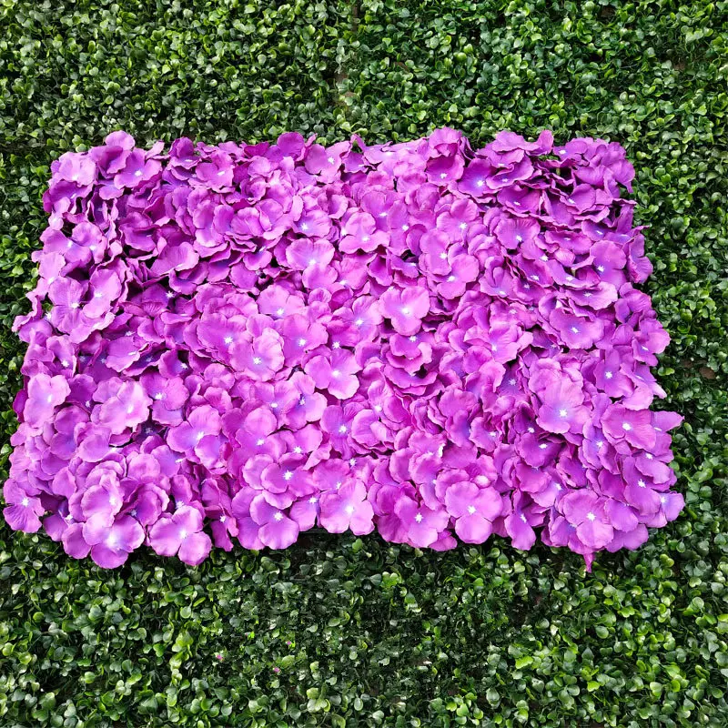 Vestuvių gėlių modeliavimas gėlių sienos hydrangea rožių žiedų, gėlių vejos, mat dekoratyvinės sienų paviršiaus bendrą sieną gėlių