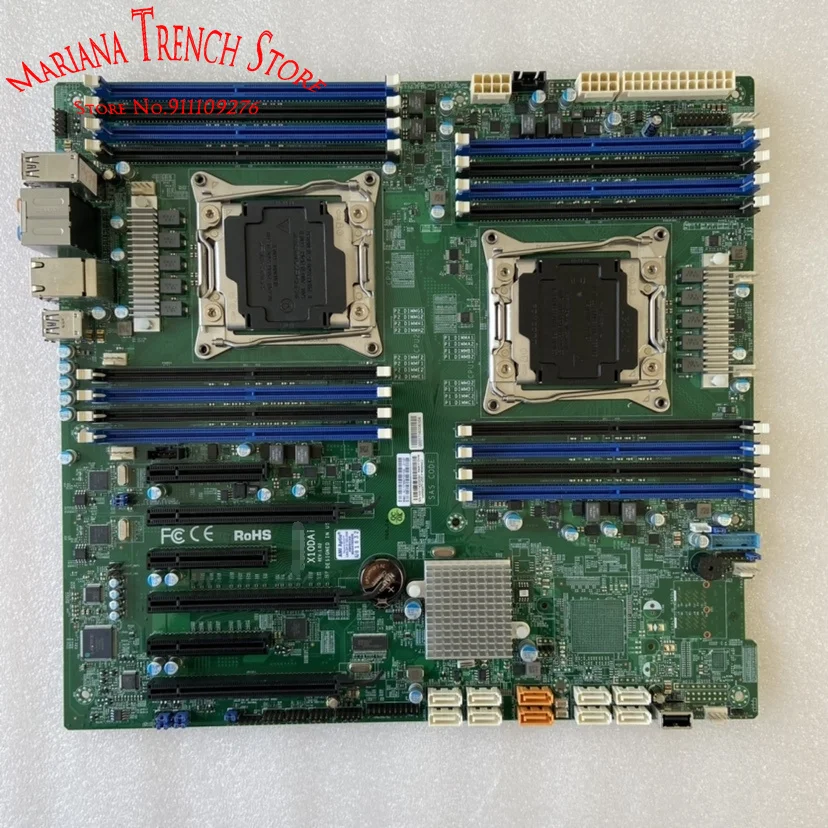 X10DAi už Plokštė Supermicro LGA2011 E5-2600 v4/v3 Šeimos Procesorius DDR4 SATA3