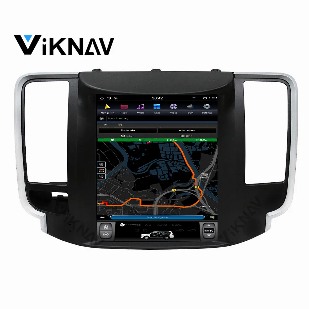 automobilių GPS navigacija-Nissan Teana 2008-2012 m. DVD multimedijos grotuvas radijas auto GPS galvos vienetas stereo magnetofonas 10.4 colių