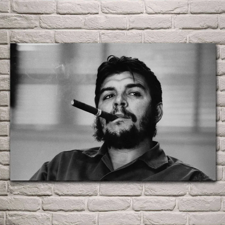rūkymas che guevaros trumpų plaukų portretas plakatus ant sienos nuotrauka namų kambarį apdaila, miegamojo KC750