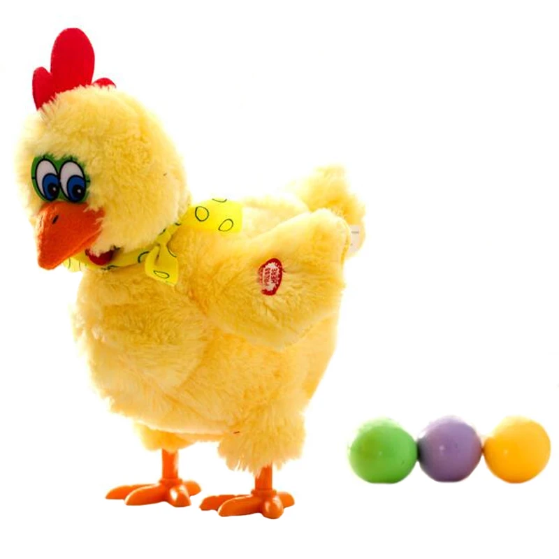 žalias vištos dedeklės turės nustatyti kiaušiniai, viščiukai crazy dainuoti ir šokti elektros pet lėlės, pliušiniai žaislai, Kalėdų dovanos
